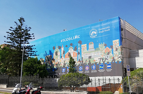 teltelo stampato copertura ponteggio